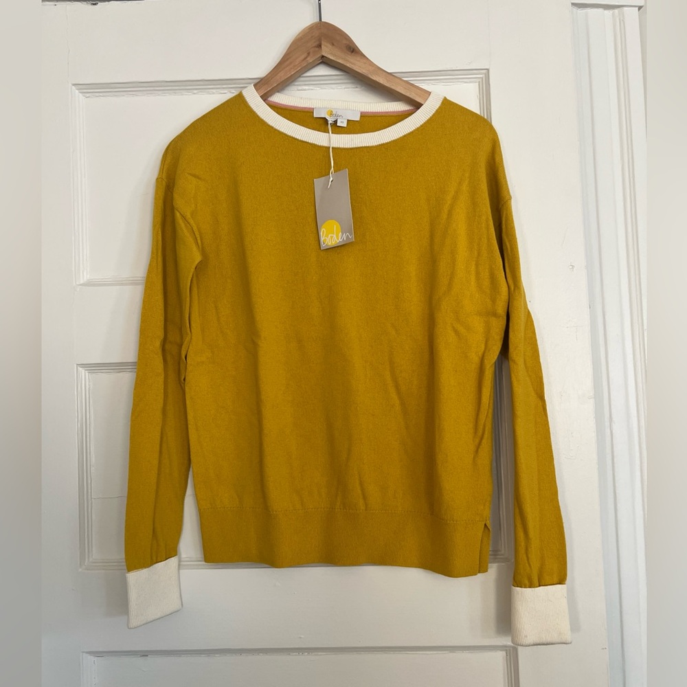 Yellow Boden Sweater - NWT - Size XS
